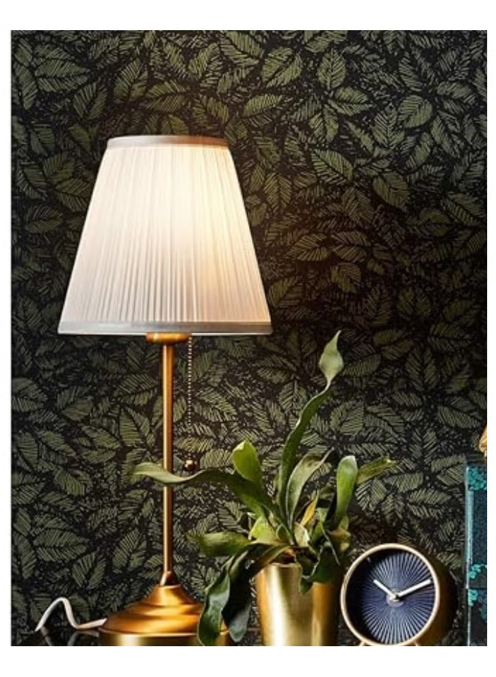 Table Lamp warm lightning metal 75 Watt White/Gold 55cm