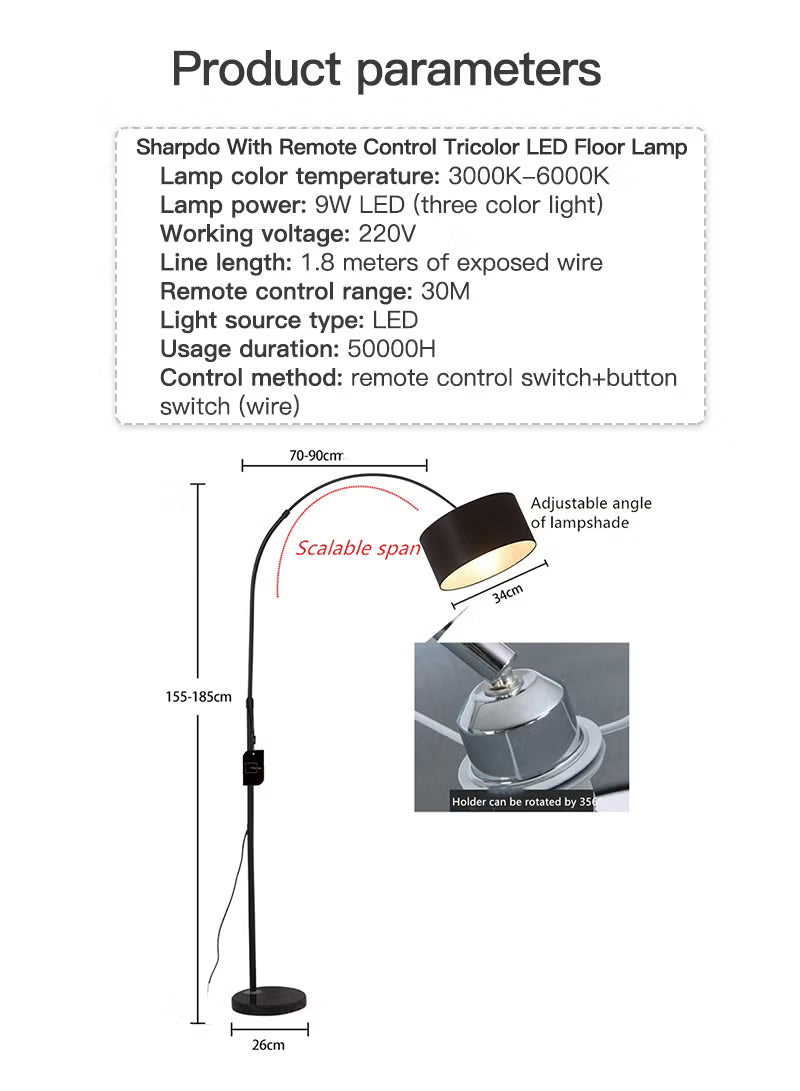 Sharpdo Floor Lamps for Living Room