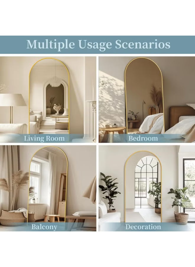 Thickening Full Length Mirror,71"x32"Oversized Floor Mirror with Stand
