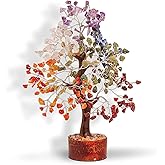 Crocon Seven Chakra Natural Gemstone Healing Tree