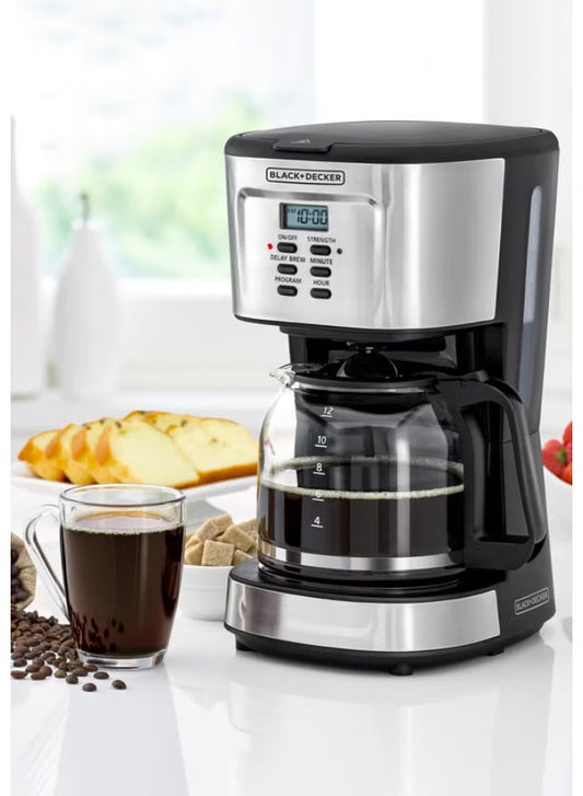 12-Cup Coffee Maker, Programmable Drip Coffee Machine (12  Cup Programmable )